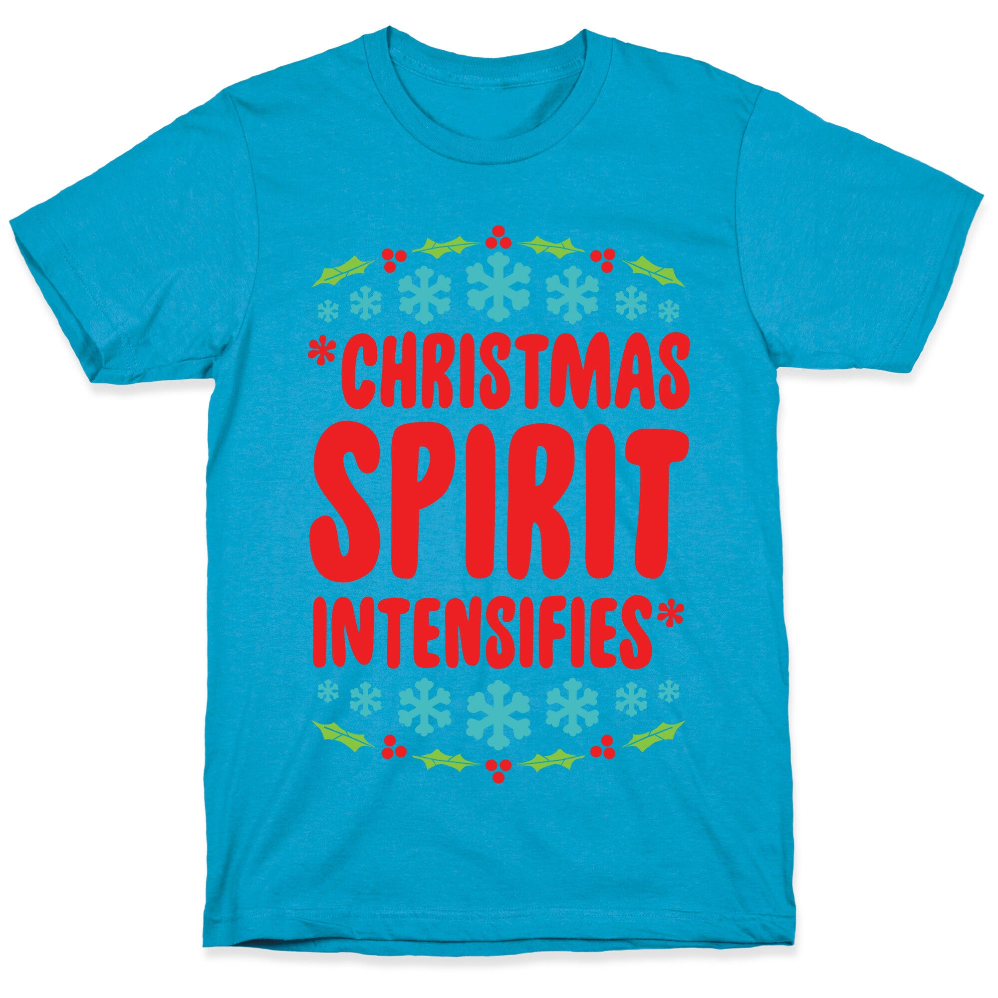 *Christmas Spirit Intensifies* Unisex Triblend Tee